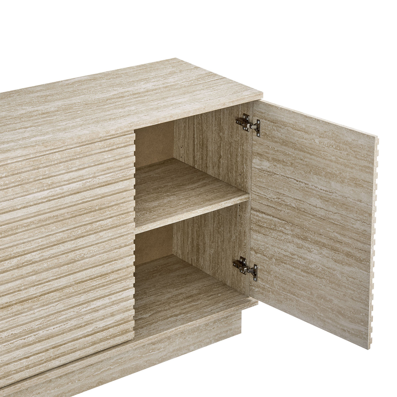 Ventra Sideboard Cabinet | TV Stand, Large, Travertine