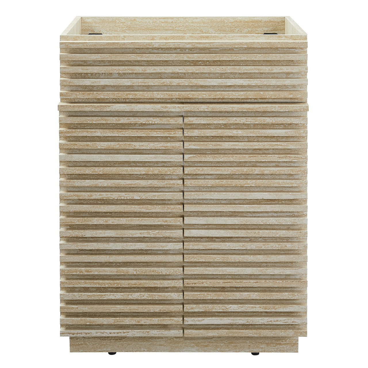 Ventra Vanity Base with Storage, Small, Travertine