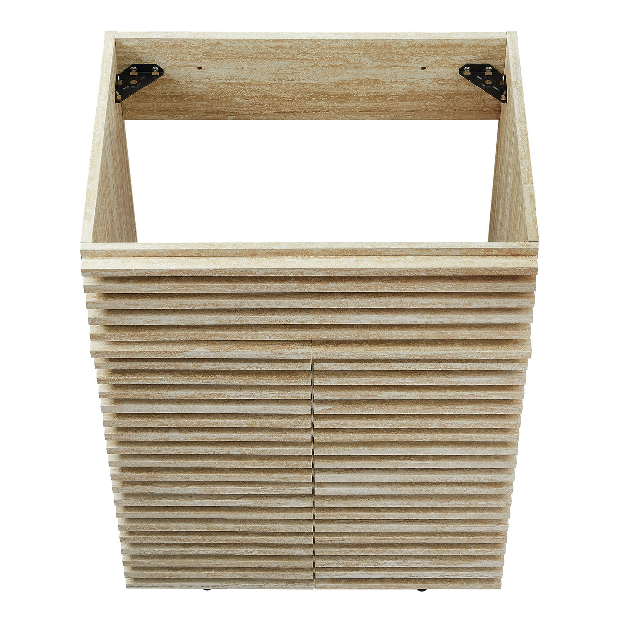 Ventra Vanity Base with Storage, Small, Travertine