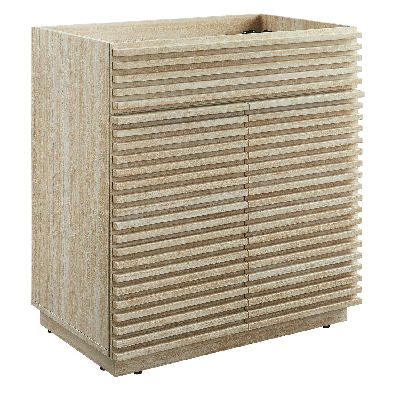 Ventra Vanity Base with Storage, Medium, Travertine