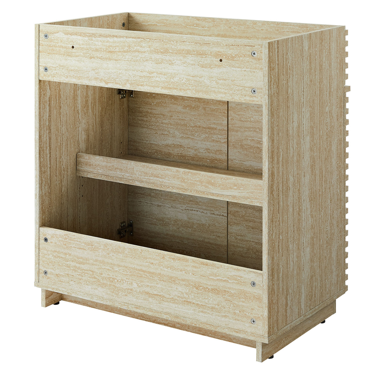 Ventra Vanity Base with Storage, Medium, Travertine