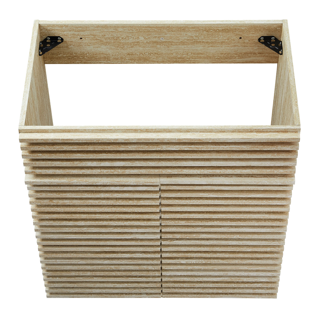Ventra Vanity Base with Storage, Medium, Travertine