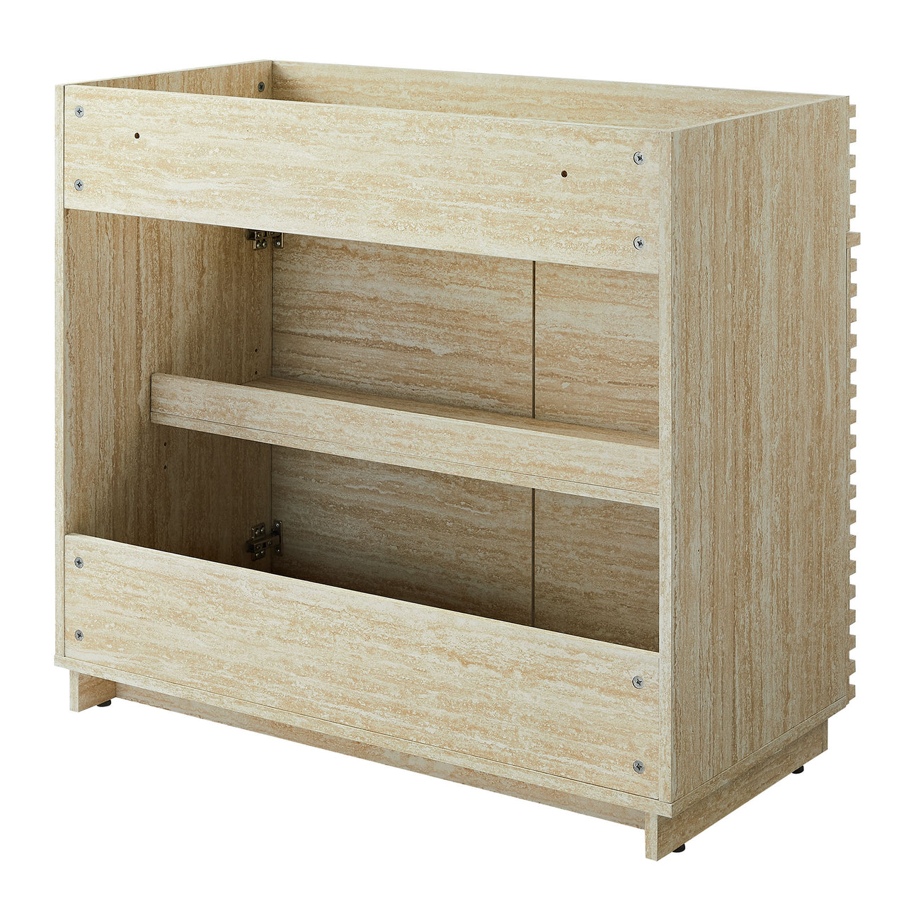 Ventra Vanity Base with Storage, Large, Travertine