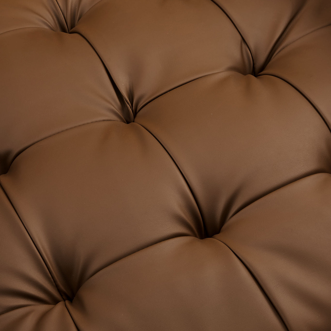 Bravien Eco-Leather Accent Armchair, Brown