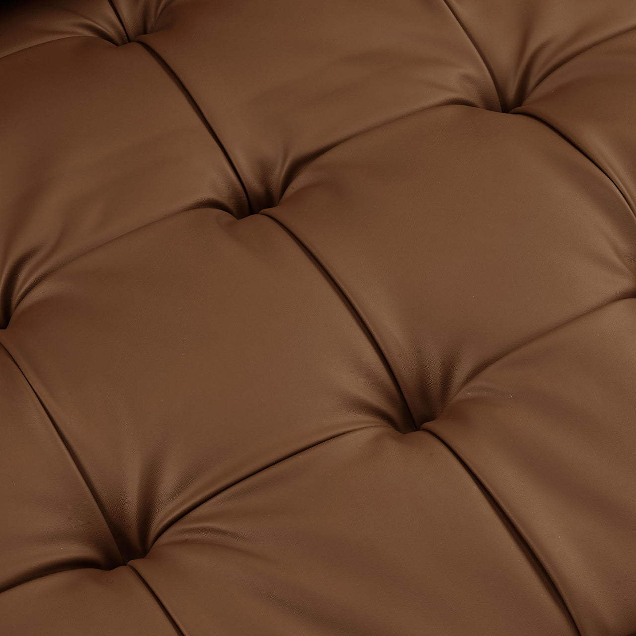 Bravien Eco-Leather Loveseat, Brown