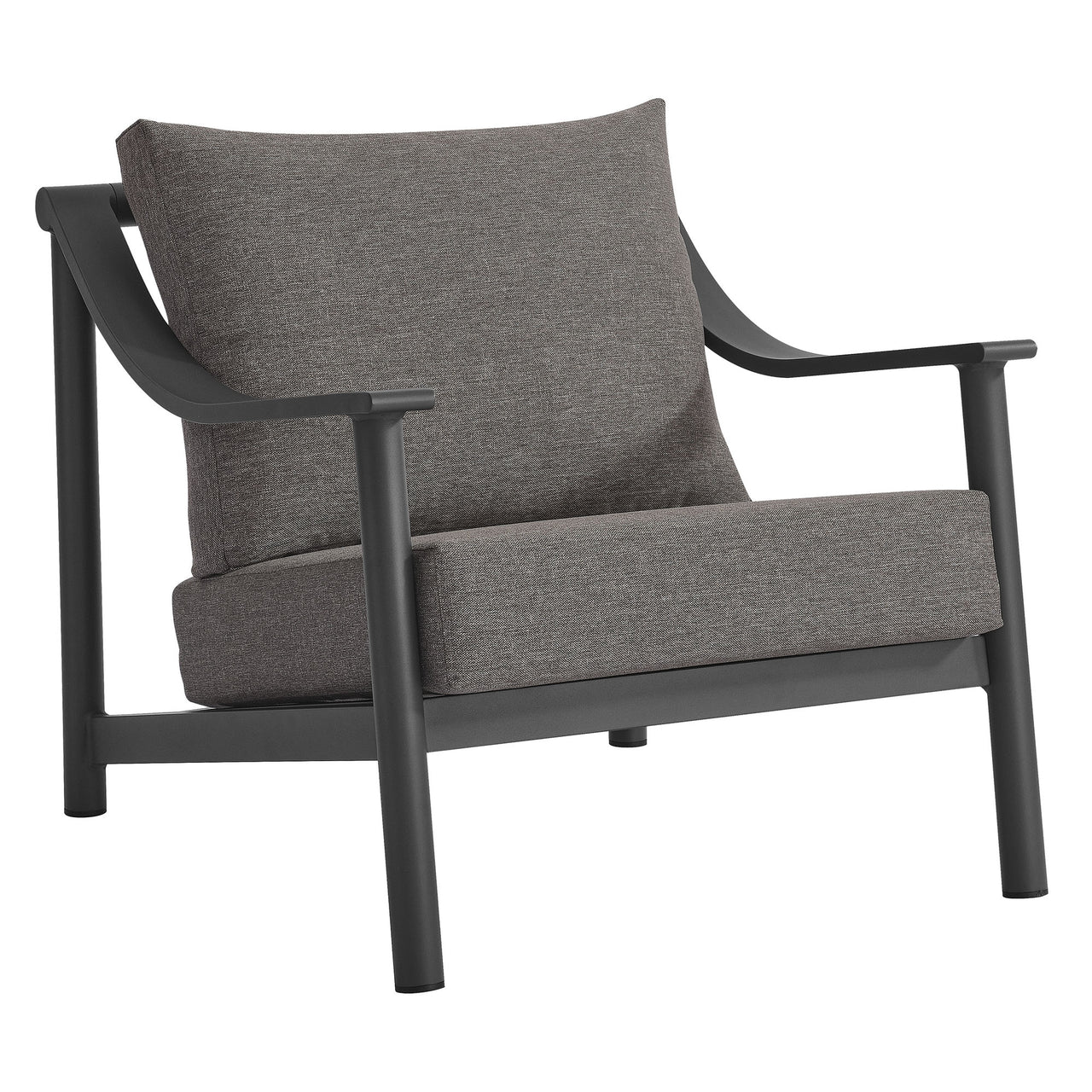 Veranda Alfresco Accent Chair, Charcoal & Dark Gray