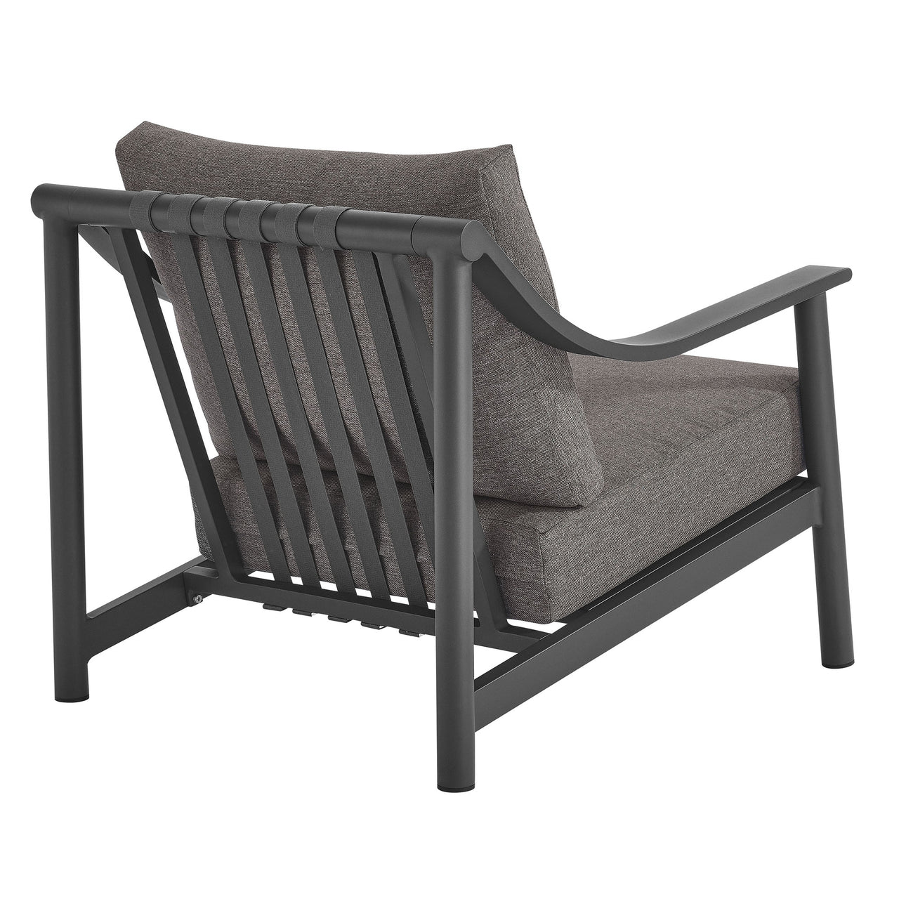 Veranda Alfresco Accent Chair, Charcoal & Dark Gray