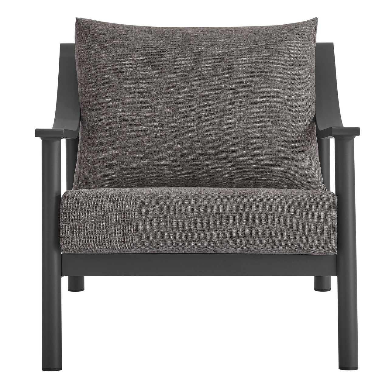 Veranda 4-Piece Alfresco Furniture Set, Charcoal & Dark Gray
