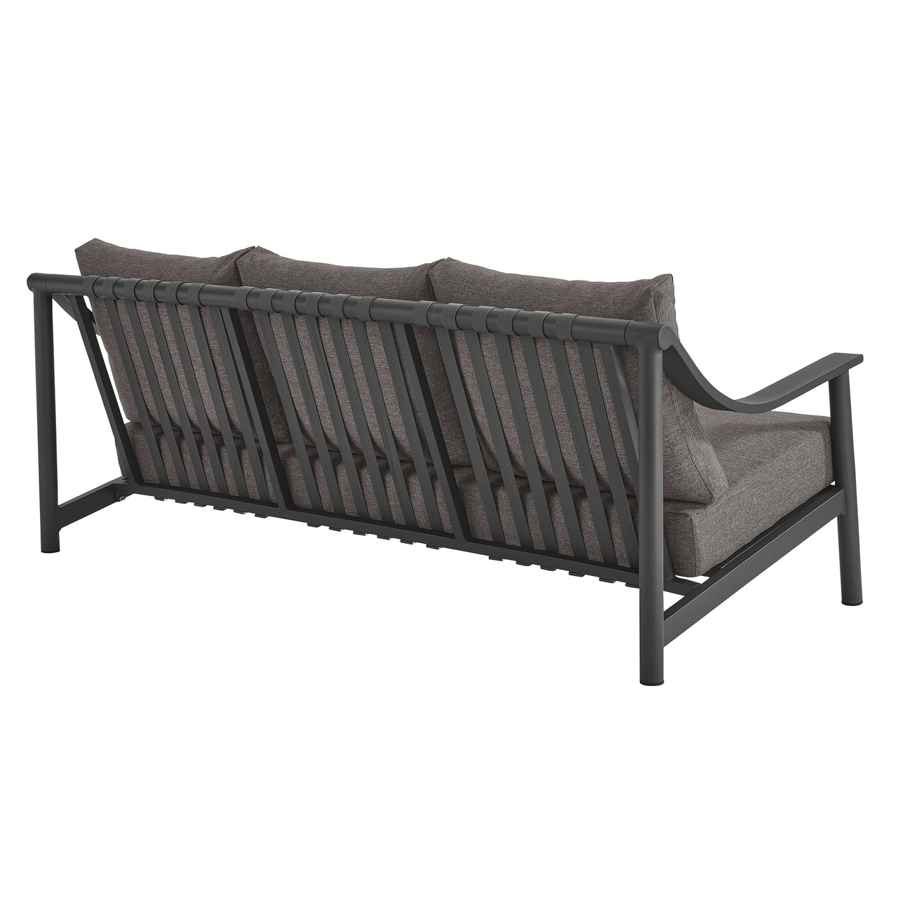 Veranda Alfresco Sofa, Charcoal & Dark Gray