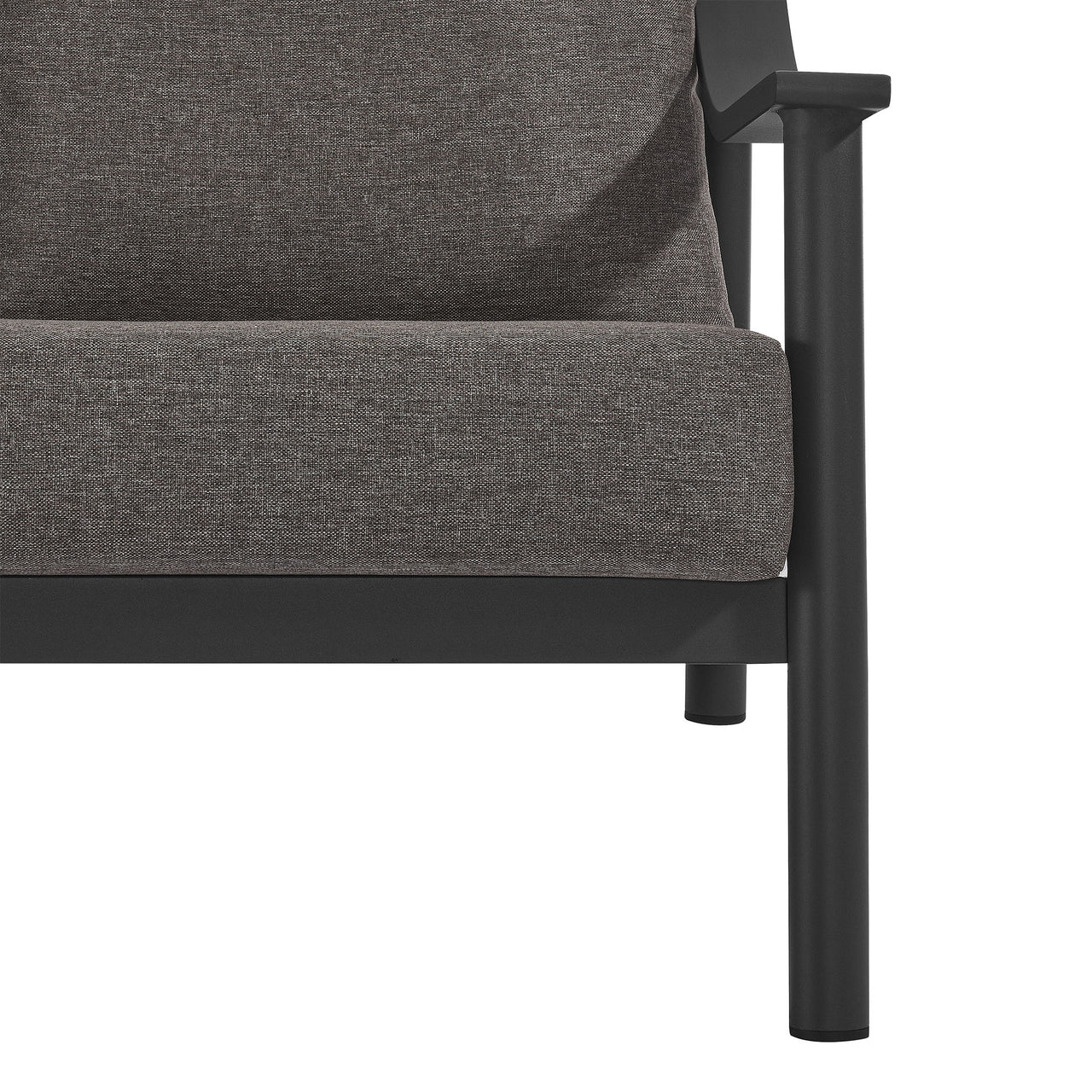 Veranda Alfresco Sofa, Charcoal & Dark Gray