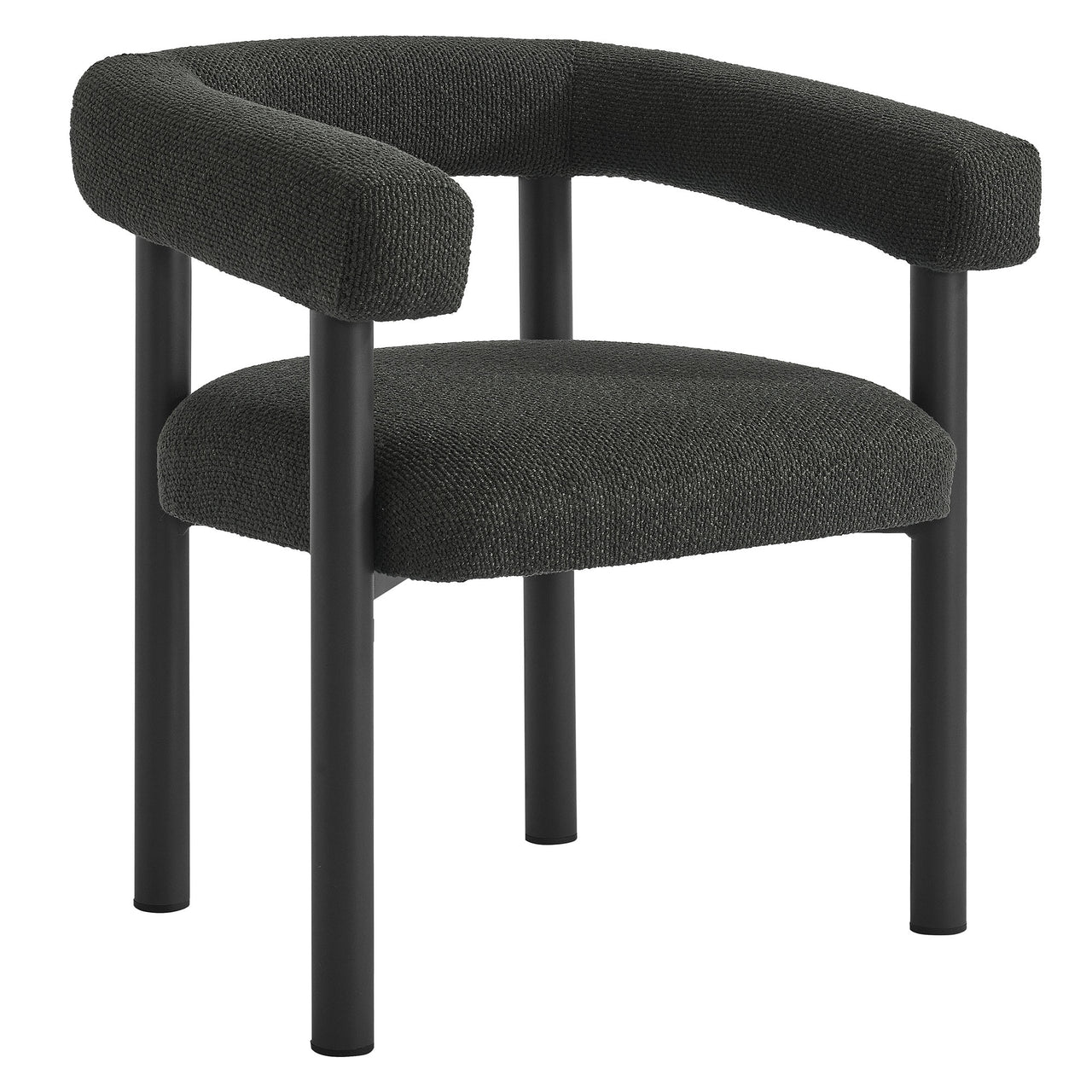 Lunaretta Alfresco Dining Chairs Set of 2, Charcoal & Dark Gray
