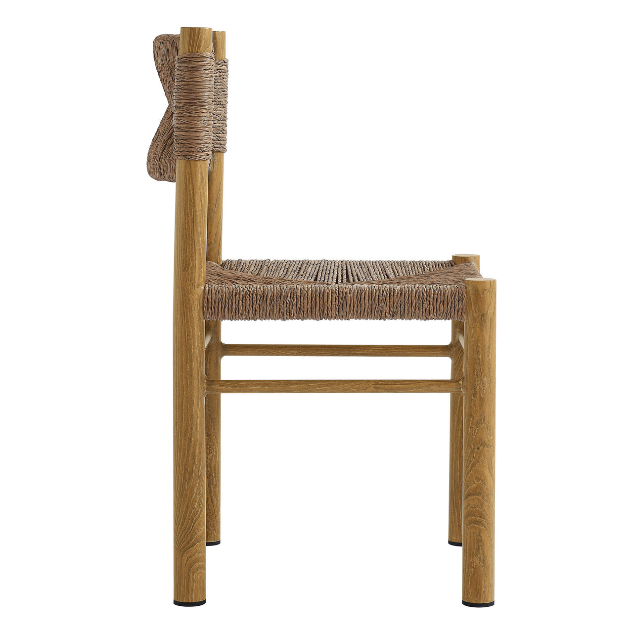 Holiday 7-Piece Rectangular Alfresco Dining Set, Natural Wood
