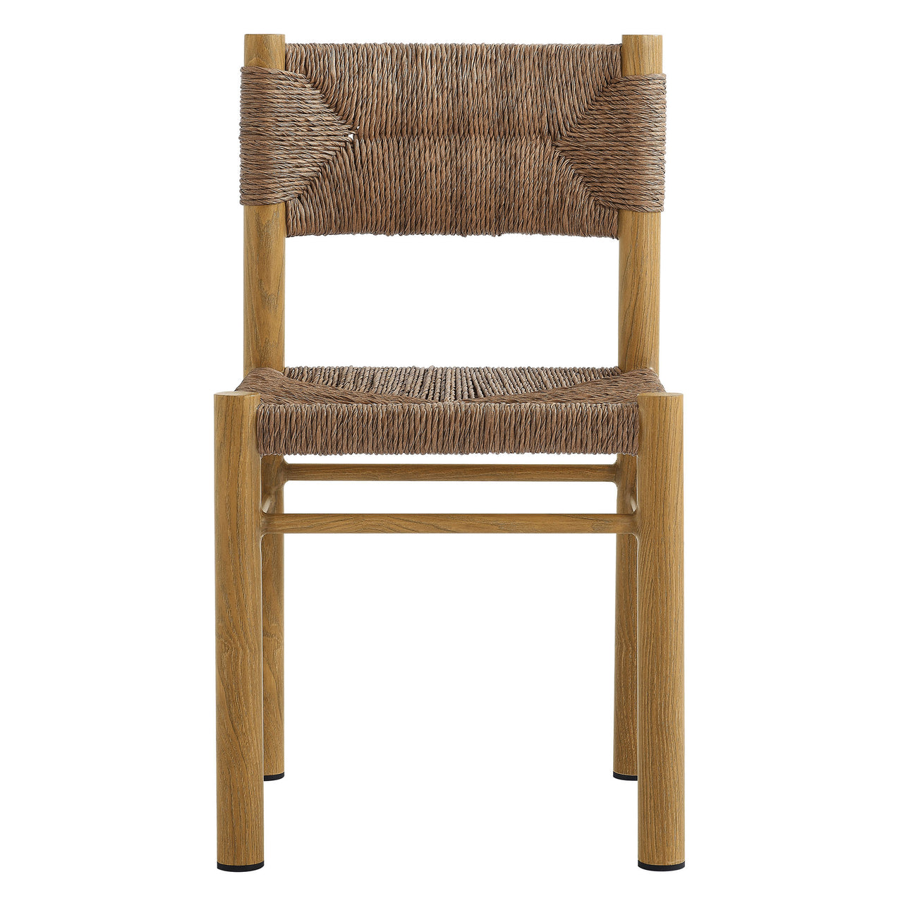 Holiday Alfresco Dining Chair Set of 2, Natural Wood