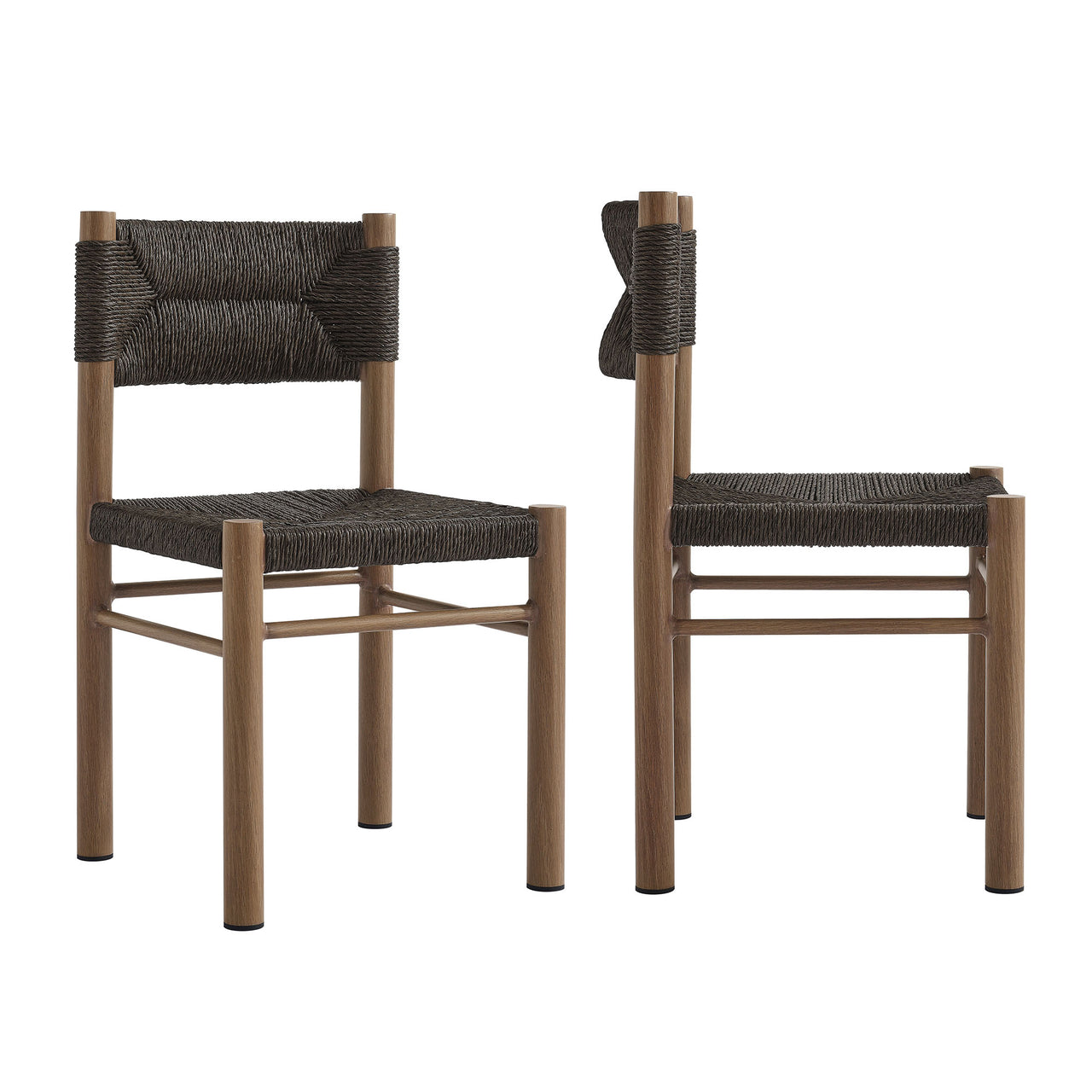 Holiday 7-Piece Rectangular Alfresco Dining Set, Walnut