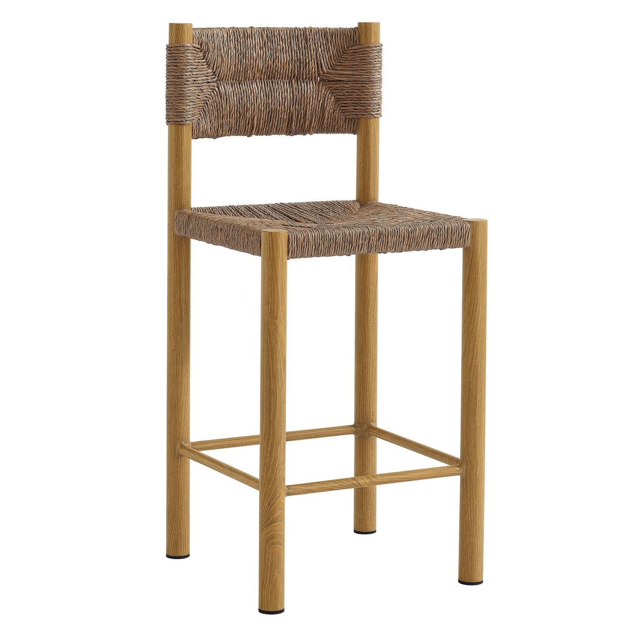 Holiday Alfresco Counter Stools Set of 2, Natural Wood