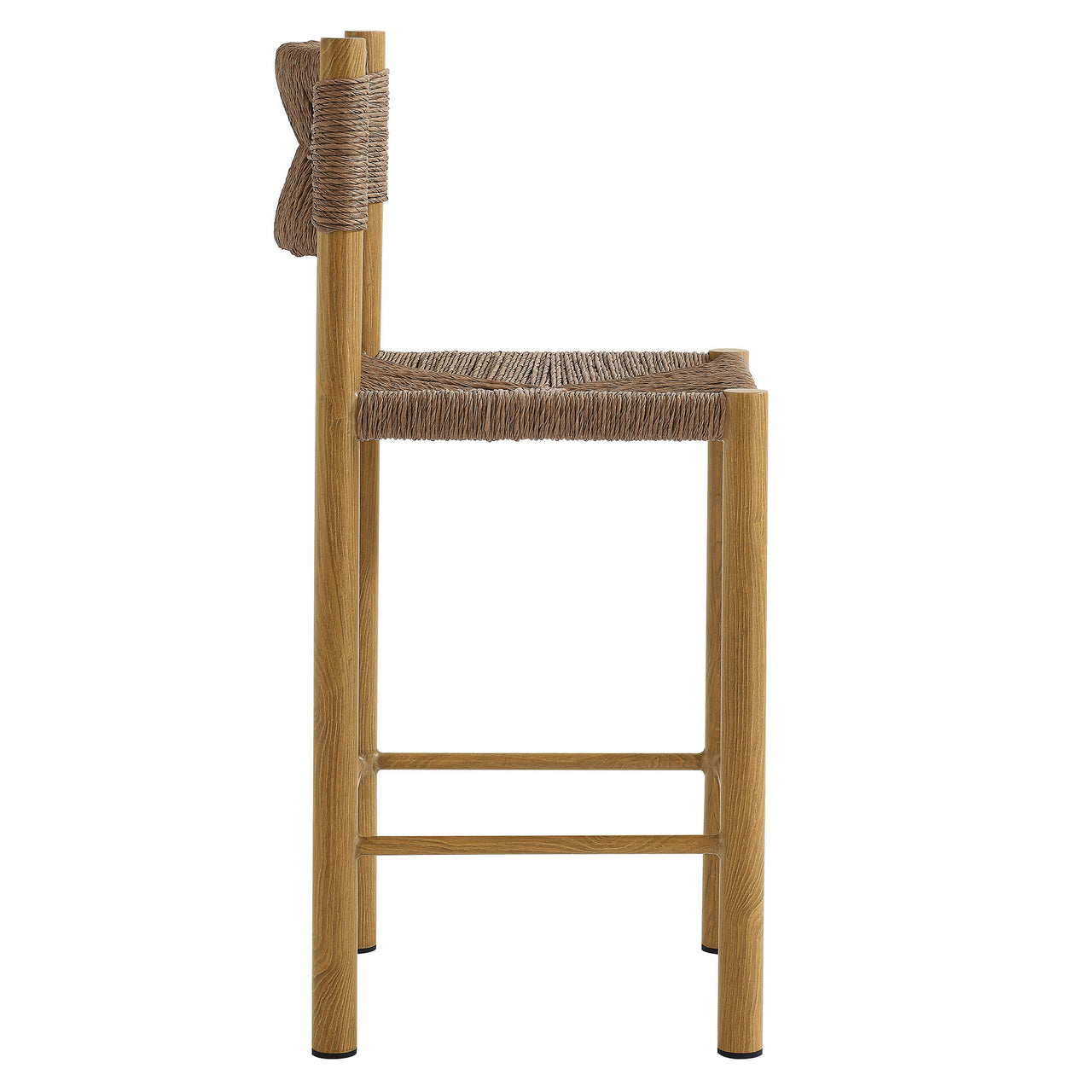 Holiday Alfresco Counter Stools Set of 2, Natural Wood