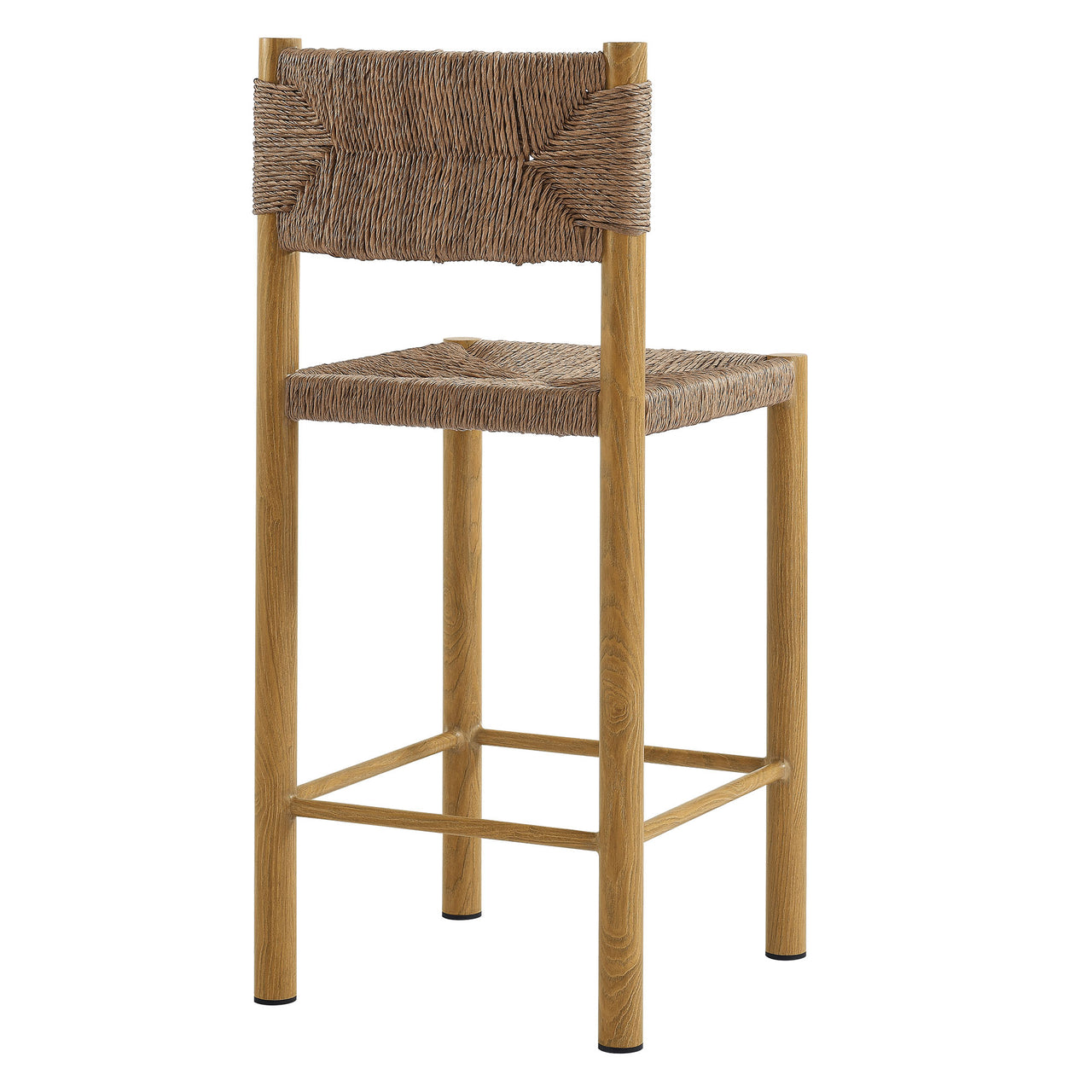 Holiday Alfresco Counter Stools Set of 2, Natural Wood