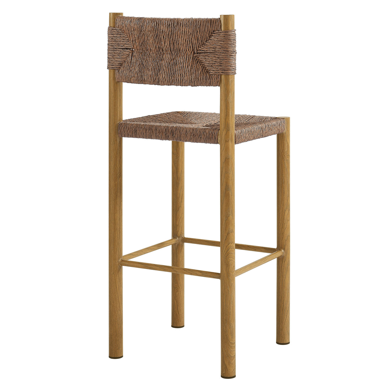 Holiday Alfresco Bar Stools Set of 2, Natural Wood