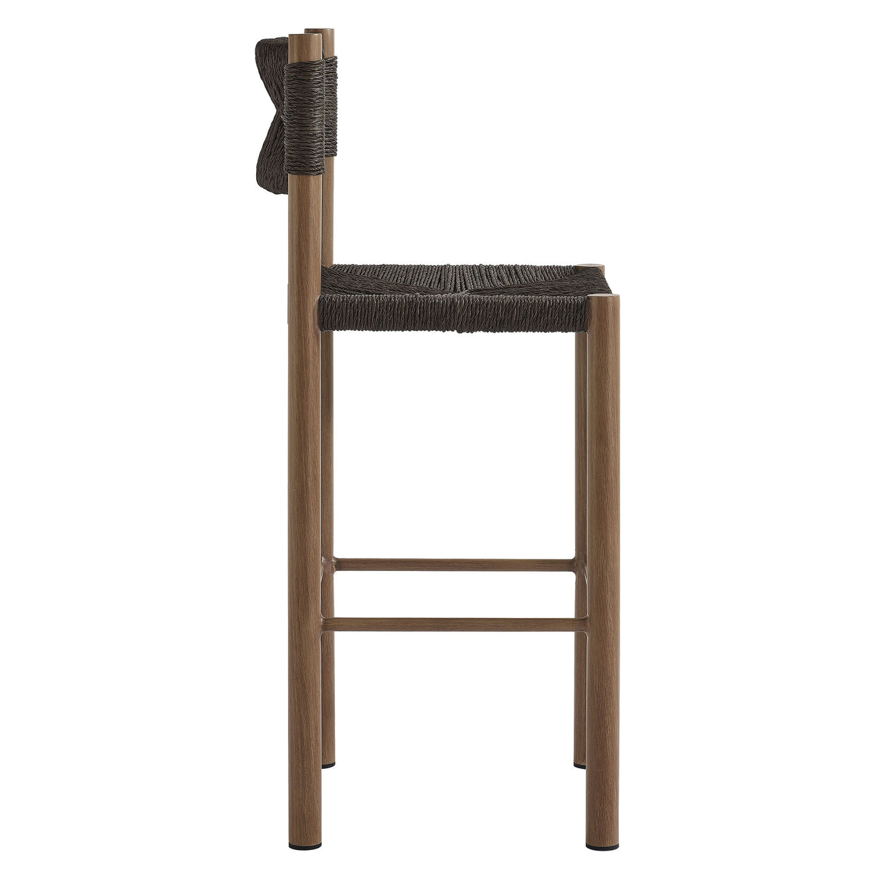 Holiday Alfresco Bar Stools Set of 2, Walnut