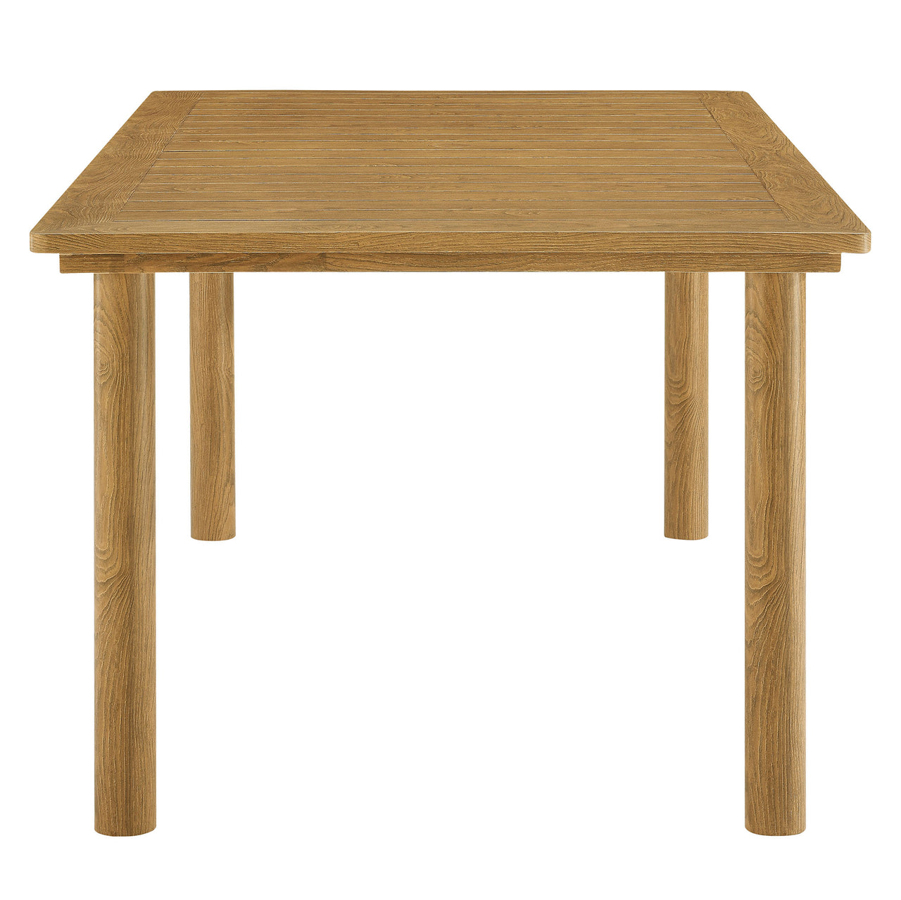 Holiday 7-Piece Rectangular Alfresco Dining Set, Natural Wood