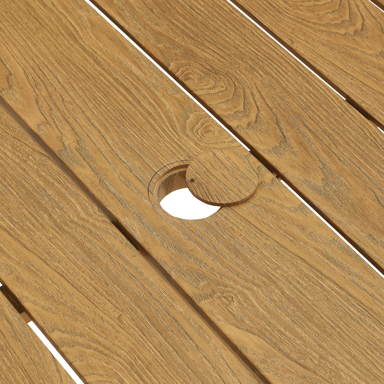 Holiday Alfresco Dining Table, Natural Wood