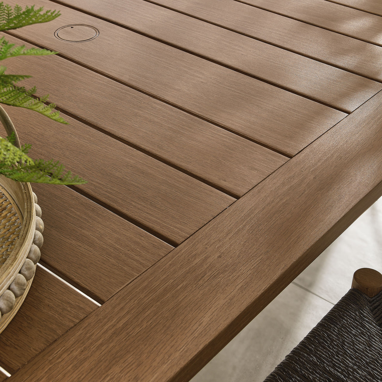 Holiday Alfresco Dining Table, Walnut