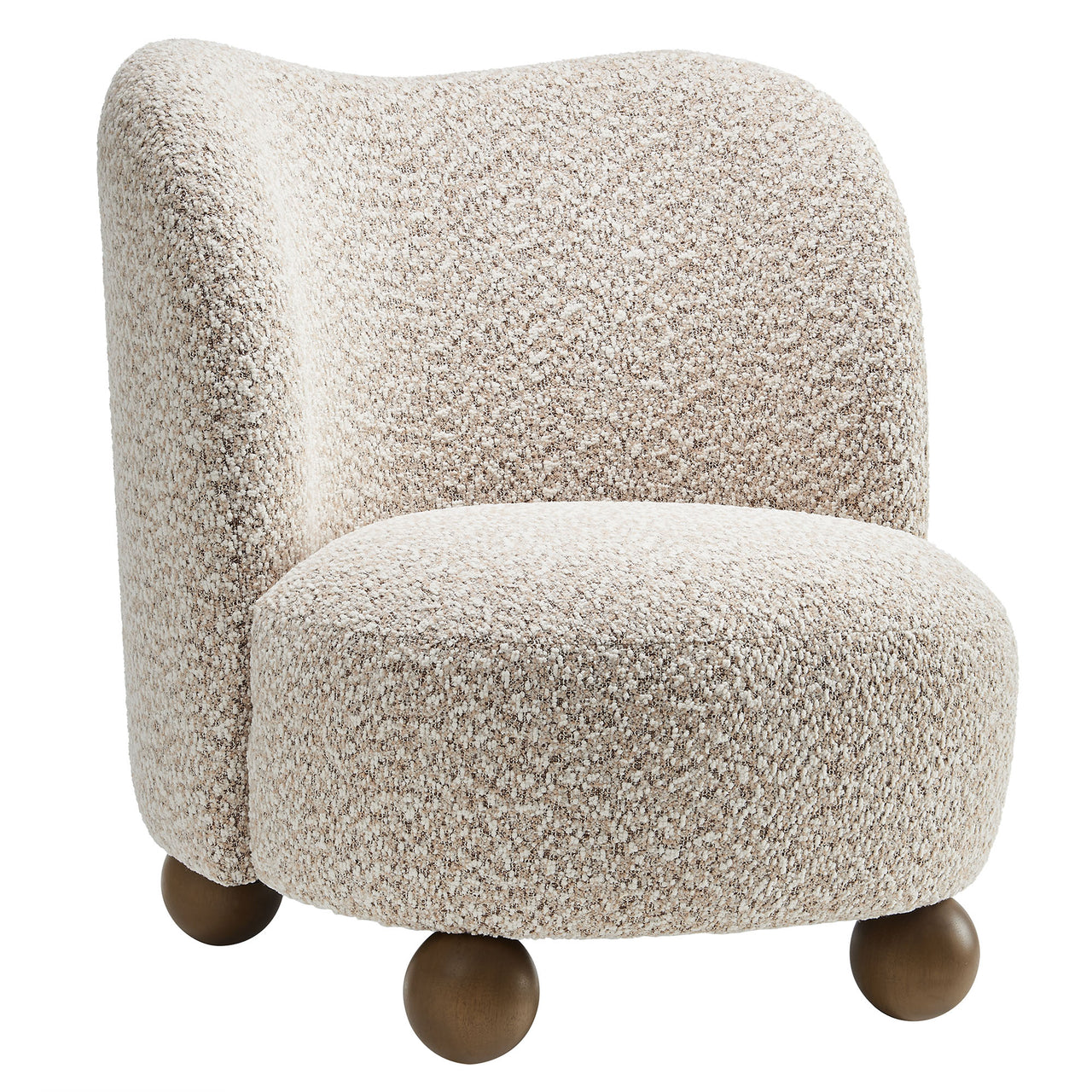 Ochroa Boucle Accent Chair, Oat