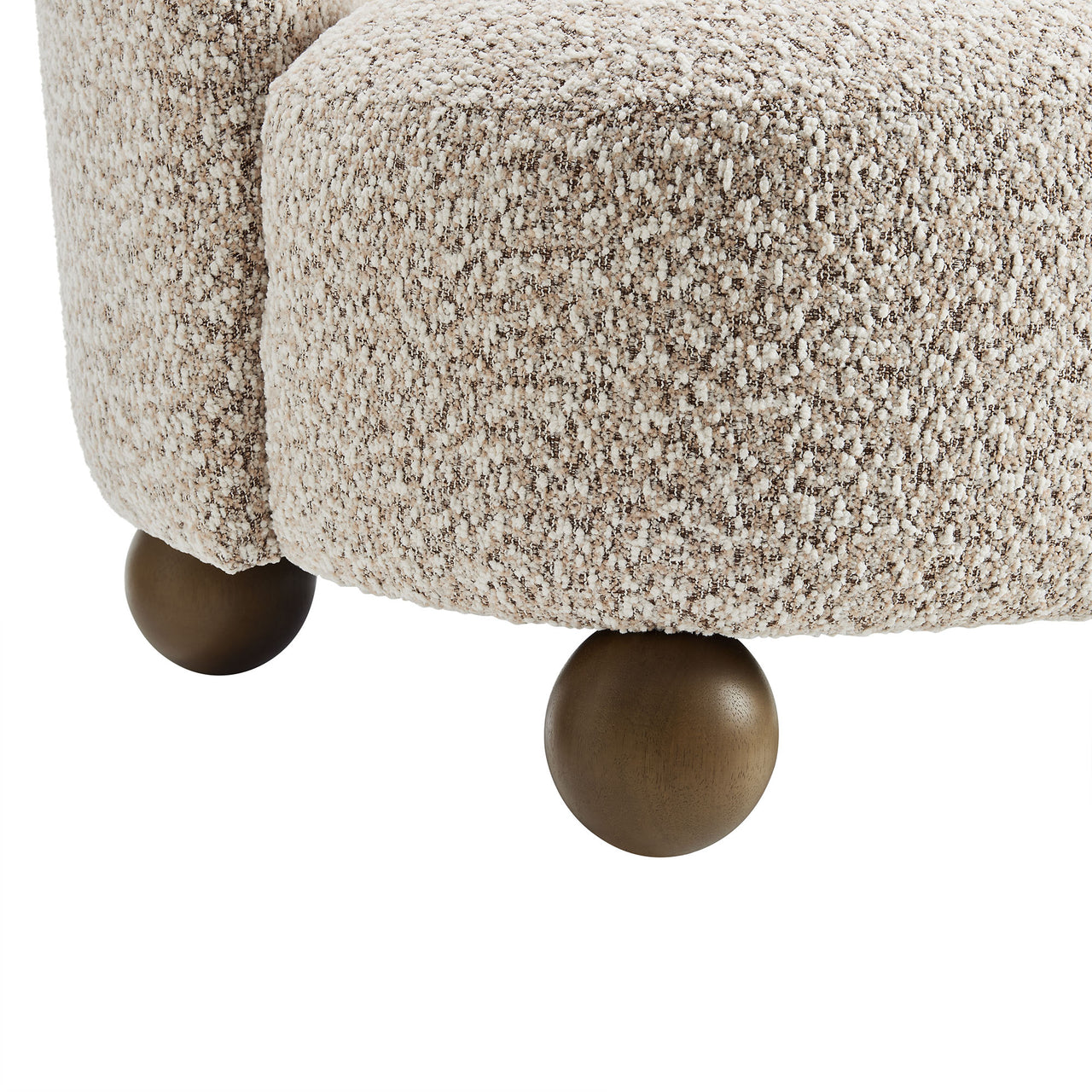 Ochroa Boucle Accent Chair, Oat