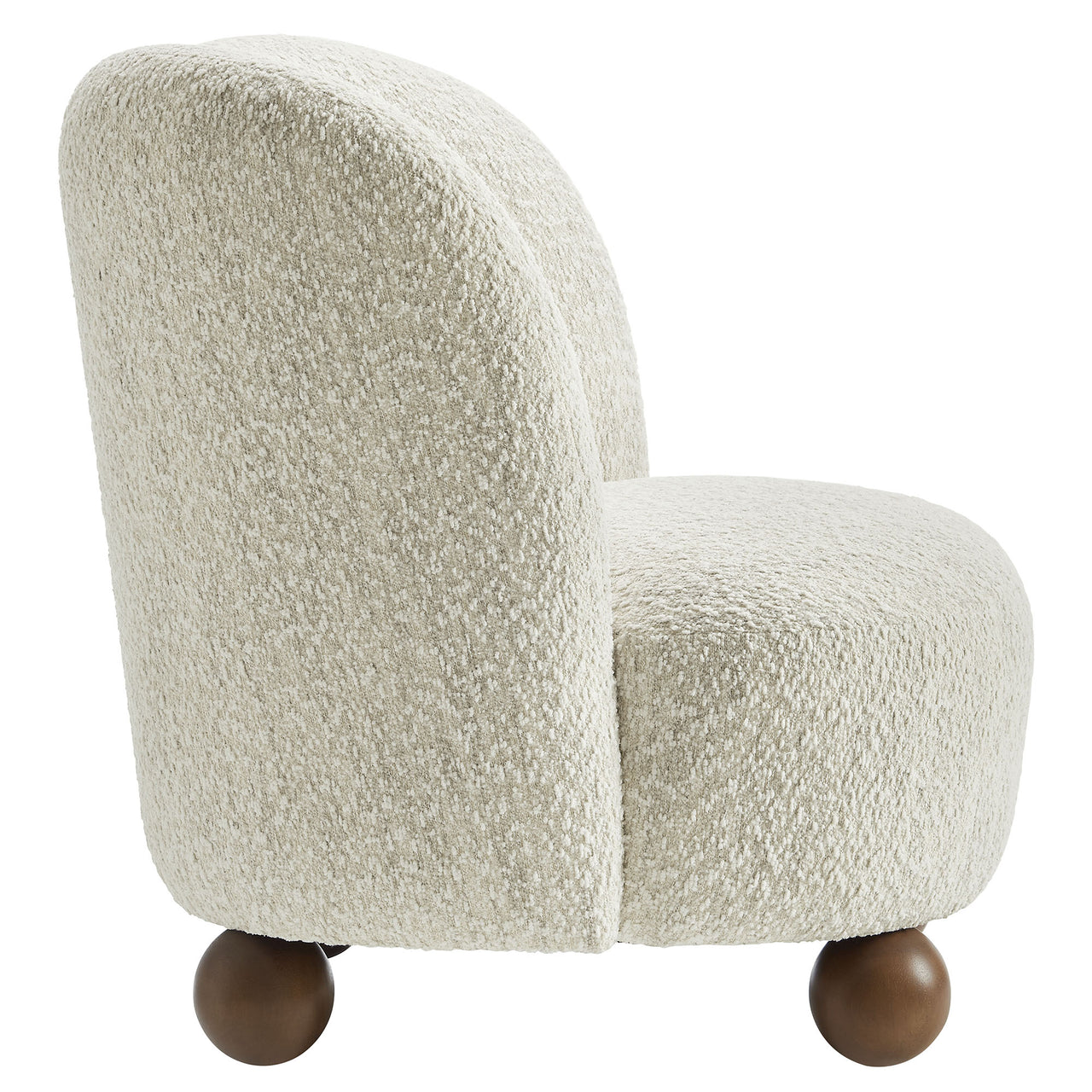 Ochroa Boucle Accent Chair, Ivory