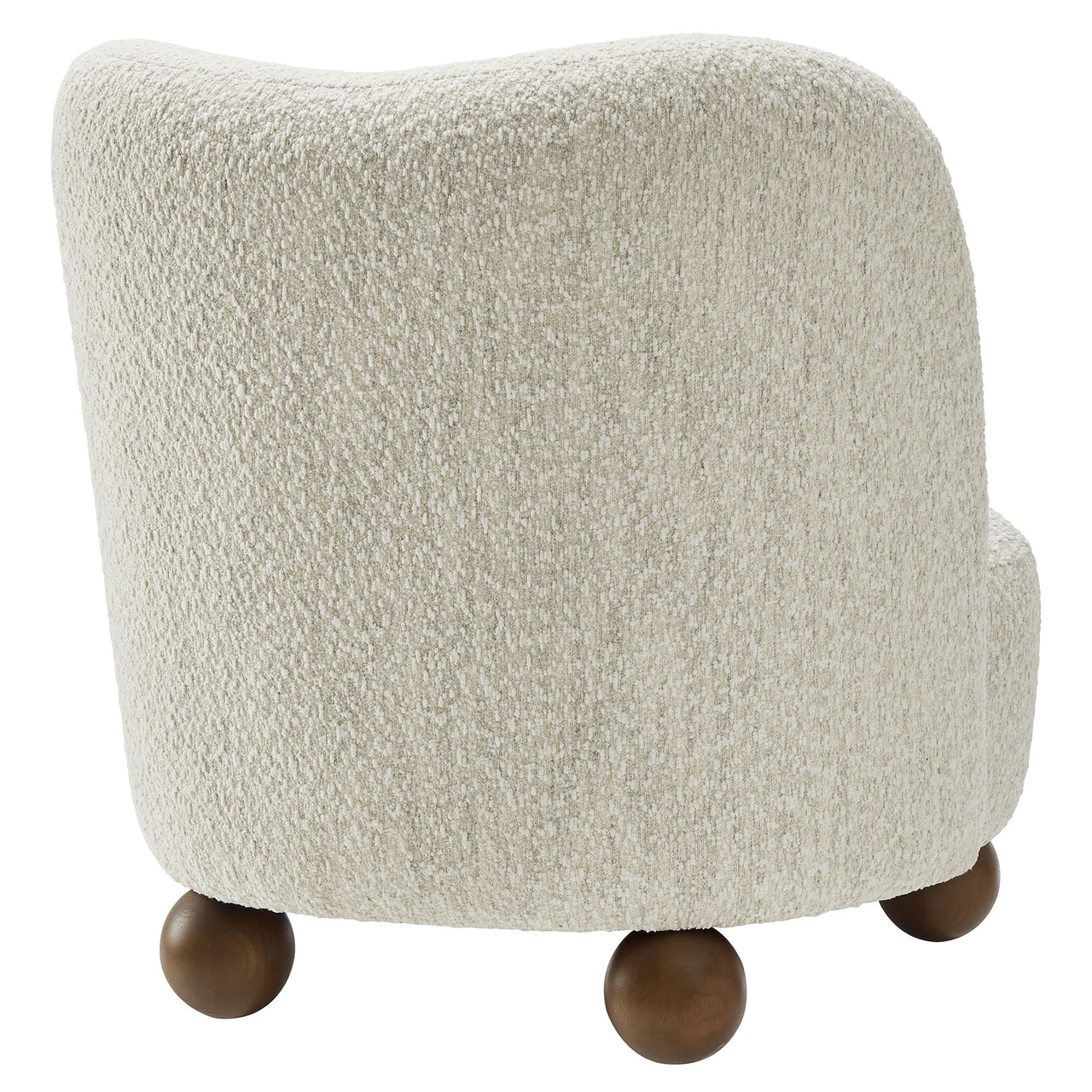 Ochroa Boucle Accent Chair, Ivory