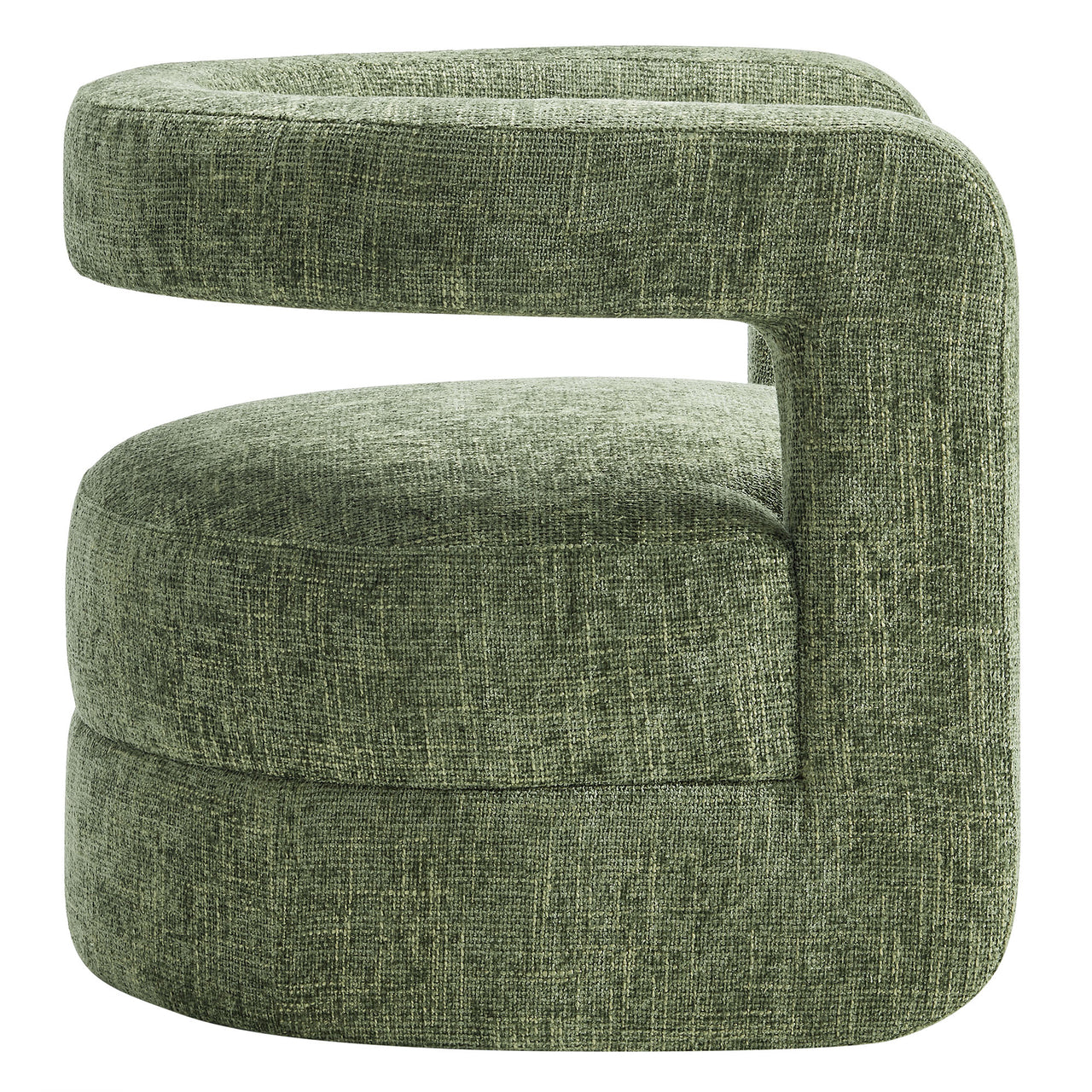 Coco Chenille Accent Chair, Sage