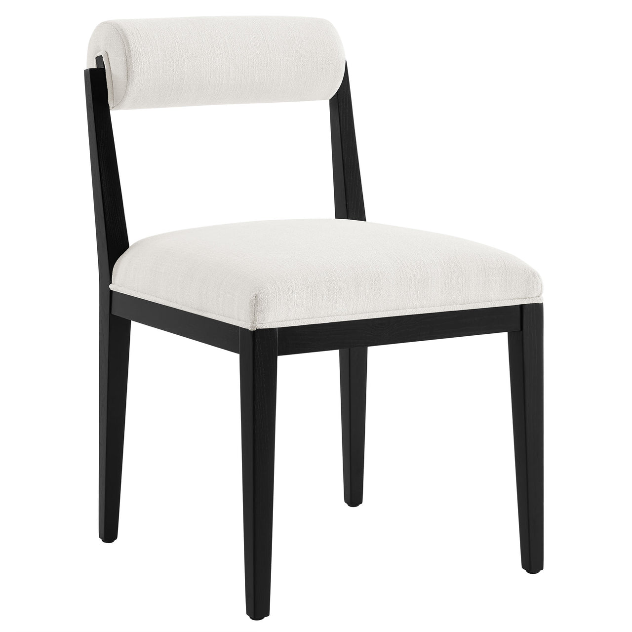 Nautilus Fabric Dining Chair, Sand & Black