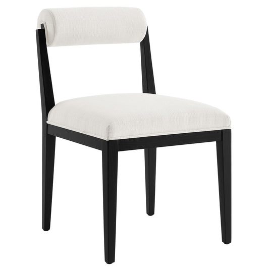 Nautilus Fabric Dining Chair, Sand & Black