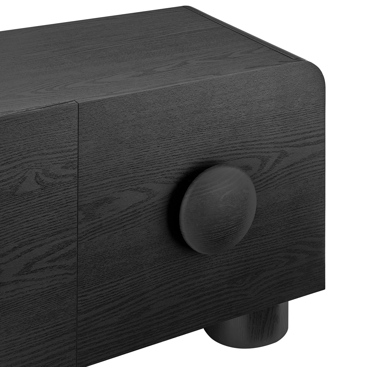 Button TV Stand, Black