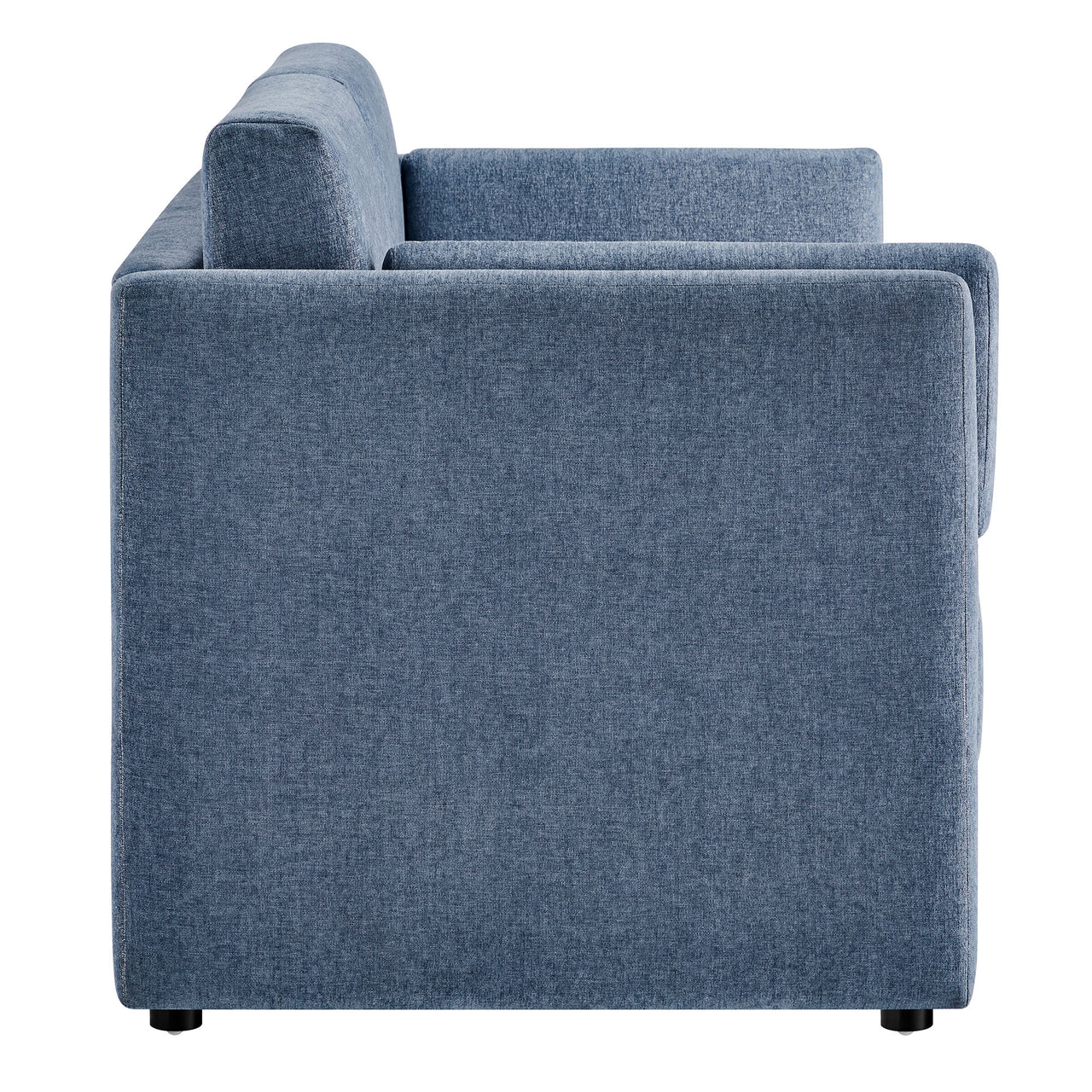 Maveren Chenille Sofa, Blue