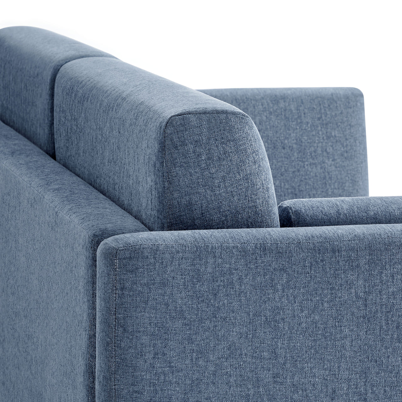 Maveren Chenille Sofa, Blue