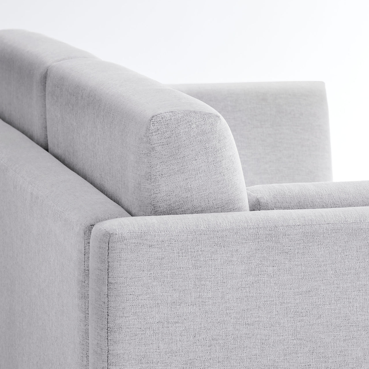 Maveren Chenille Sofa, Light Gray