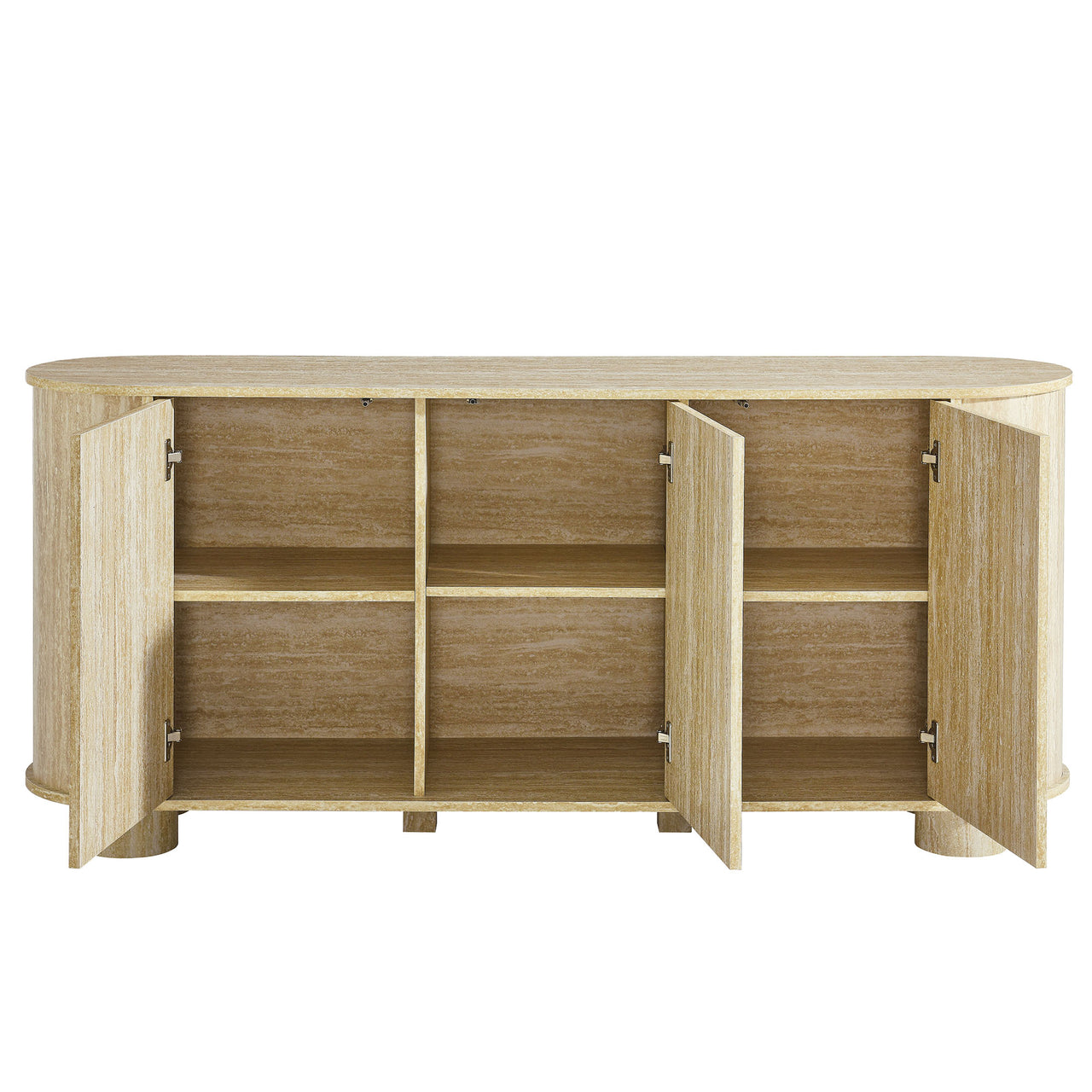 Orelith Laminate Sideboard, Travertine