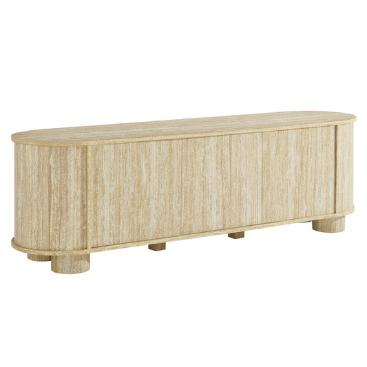 Orelith Laminate TV Stand, Travertine