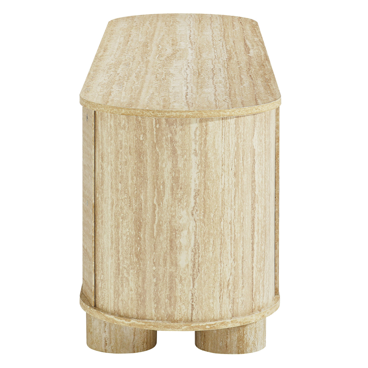 Orelith Laminate TV Stand, Travertine