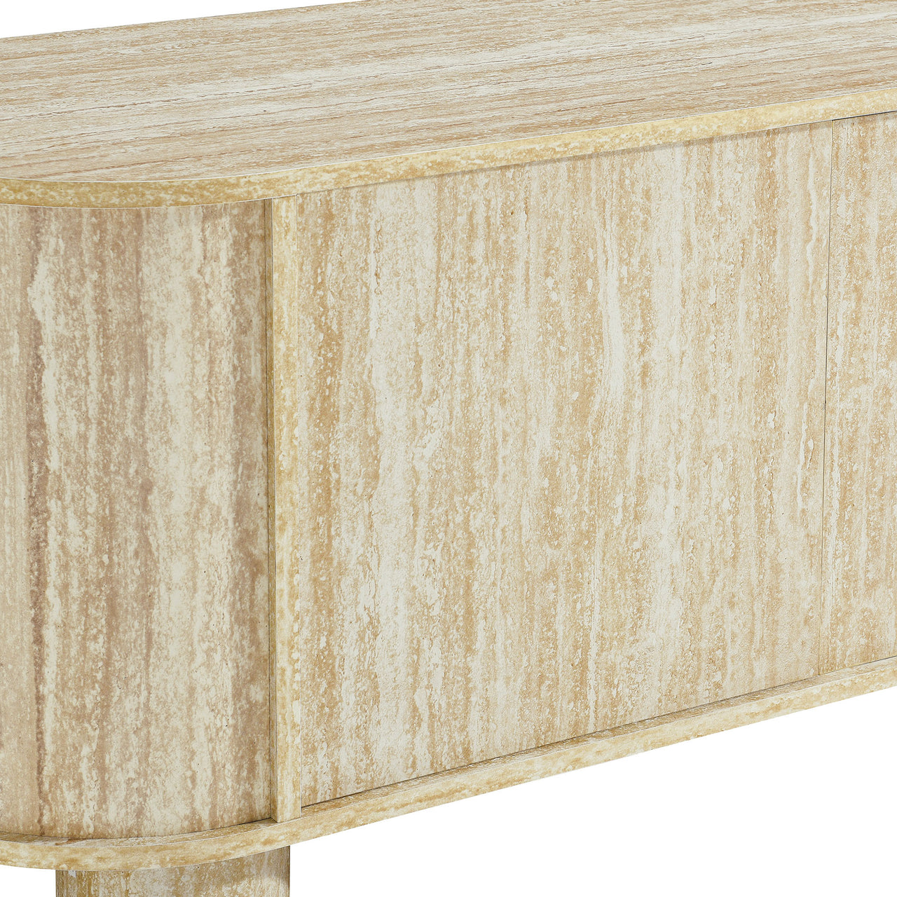 Orelith Laminate TV Stand, Travertine
