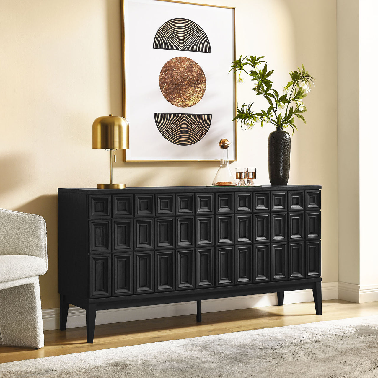 Colosseum Sideboard, Black