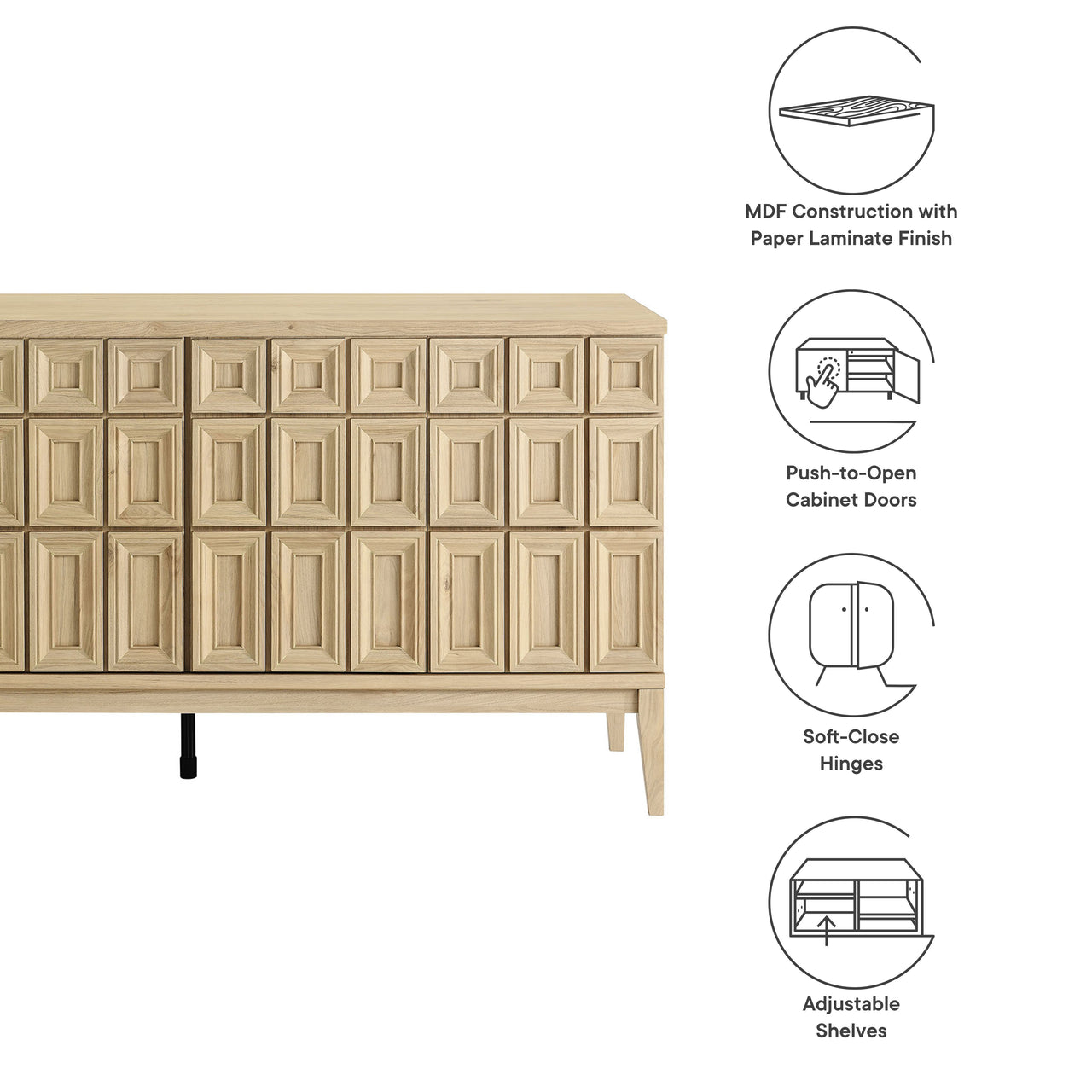Colosseum Sideboard, Cream
