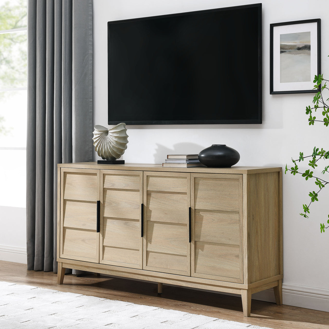 Althira Sideboard | TV Stand, Light Oak