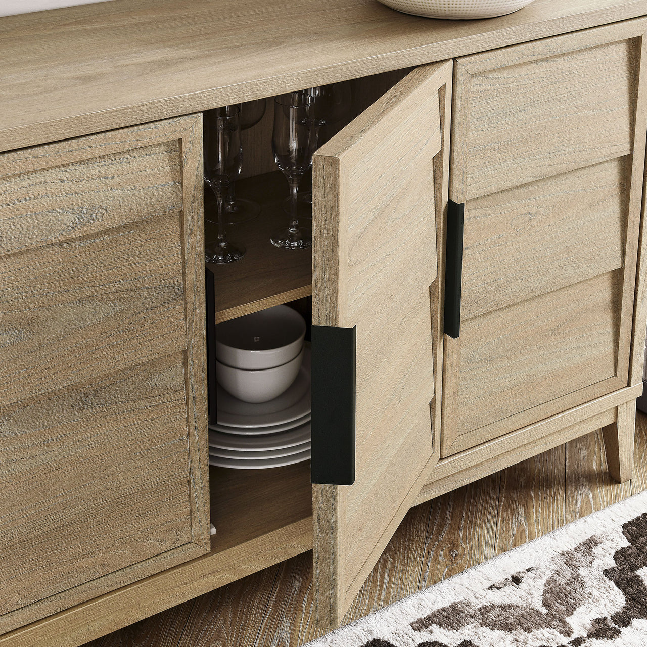Althira Sideboard | TV Stand, Light Oak