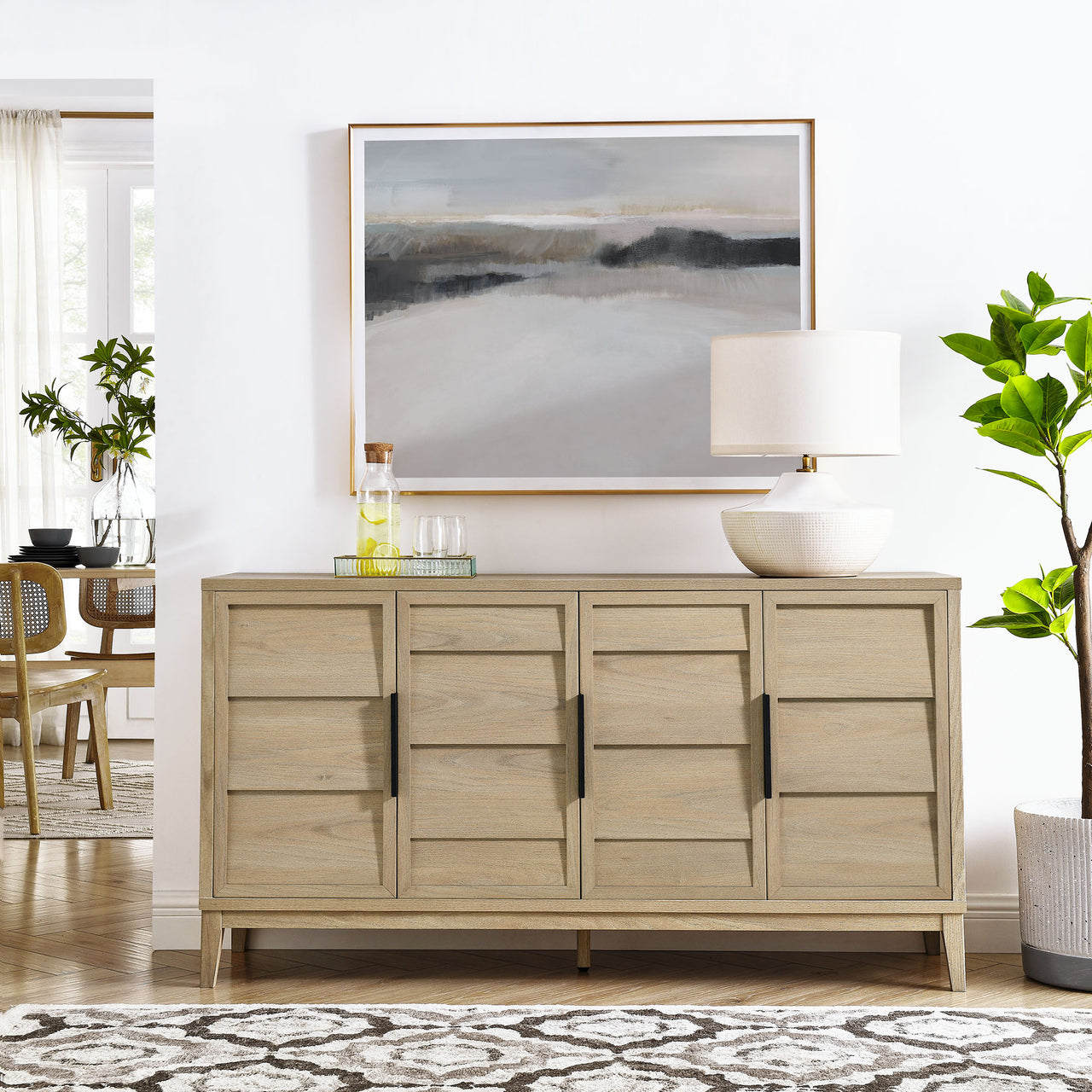 Althira Sideboard | TV Stand, Light Oak