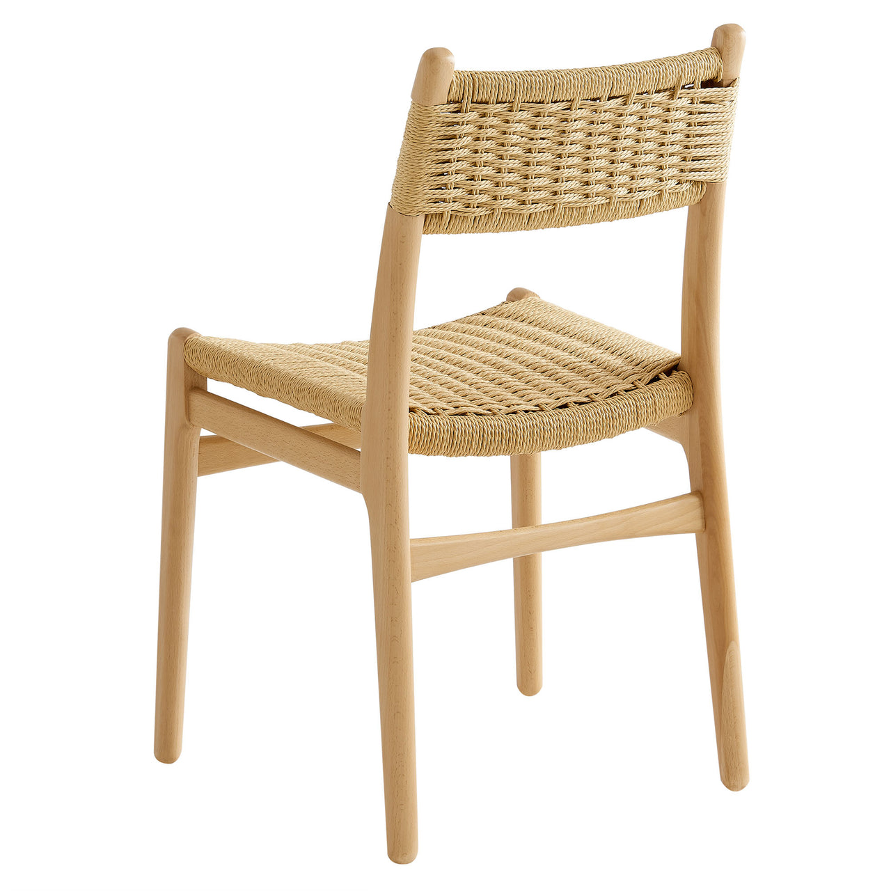Persist Dining Chair Set of 2, Natural Wood