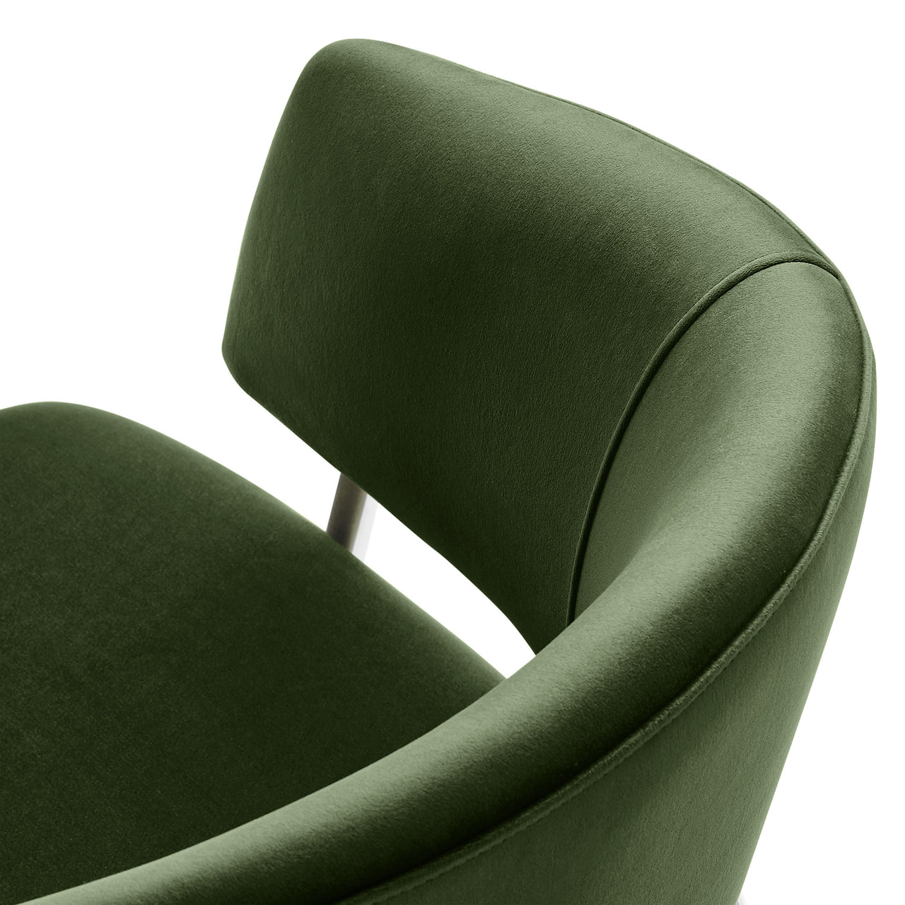 Alexis Velvet Dining Chair Set of 2, Basil