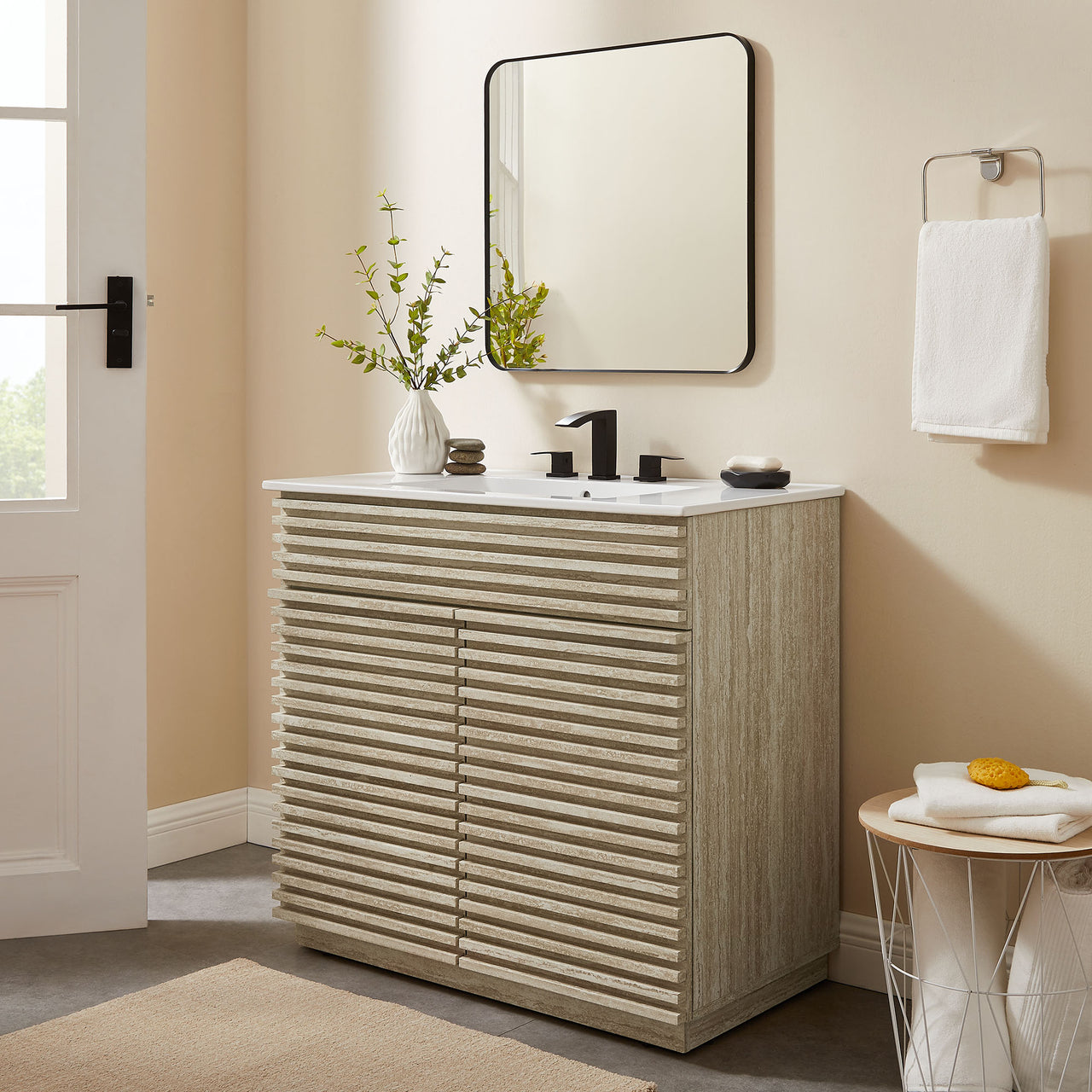 Ventra Vanity Unit, Large, White
