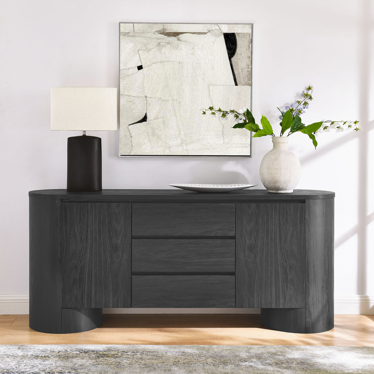 Ellery Credenza, Black